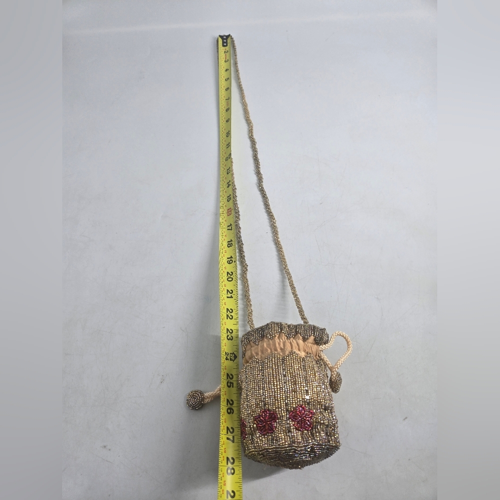 Inge Christopher Beaded Drawstring Mini Crossbody - image 10